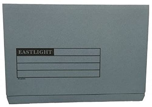 Dokumentenmappe, 270 g/m², Blau, 50 Stück von Plastor Eg