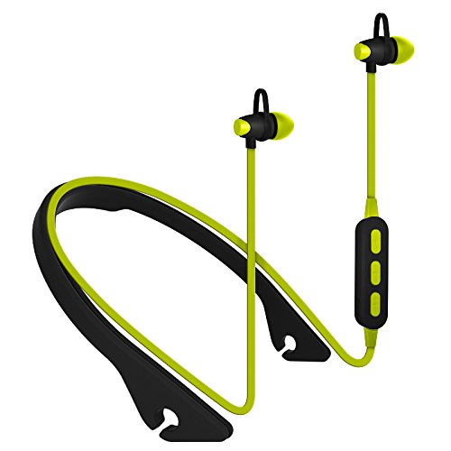 Platinet PM1065GR In-Ear-Kopfhörer, Bluetooth, mit PM1065 Mikrofon, Grün von Platinet