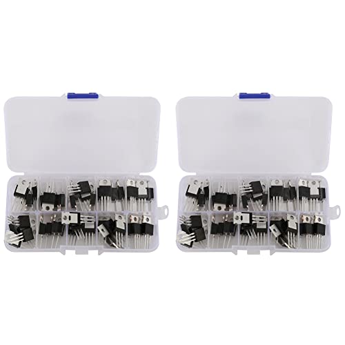 Plawee 100-Teiliges 10-Typen-Sortimentskit für Mosfet-Transistoren Der IRF-Serie, EinschließLich IRFZ44 / 510/520/530/540/640/740/840/3205/9540 Plawee 100-Teiliges 10-Typen-Sortimentskit für Mosfet-Transistoren Der IRF-Serie, EinschließLich IRFZ44 / 510/520/530/540/640/740/840/3205/9540 von Plawee