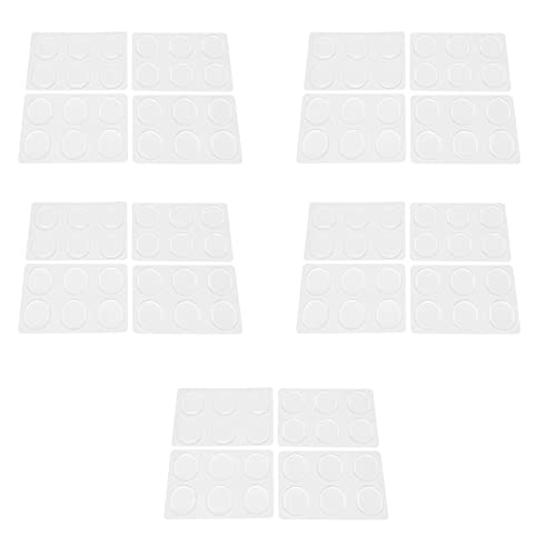 Plawee 120 Stücke Trommel Dämpfer, Trommel Dämpfer Gel Pads Trommel Dämpfer Ungiftig Weichen Silikon Trommel Dämpfer für Trommelton Control (Klar) von Plawee