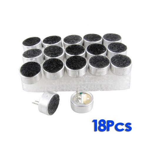 Plawee 18 Stueck 9,5 mm Durchmesser MIC Capsule Elektret-Kondensator-Mikrofon Plawee 18 Stueck 9,5 mm Durchmesser MIC Capsule Elektret-Kondensator-Mikrofon von Plawee
