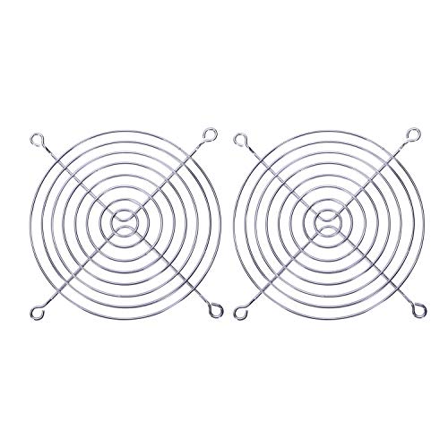 Plawee 2 x Metalldraht Fingerschutz Grill Fuer 120 x 120mm Computer Gehaeuse Luefter Plawee 2 x Metalldraht Fingerschutz Grill Fuer 120 x 120mm Computer Gehaeuse Luefter von Plawee
