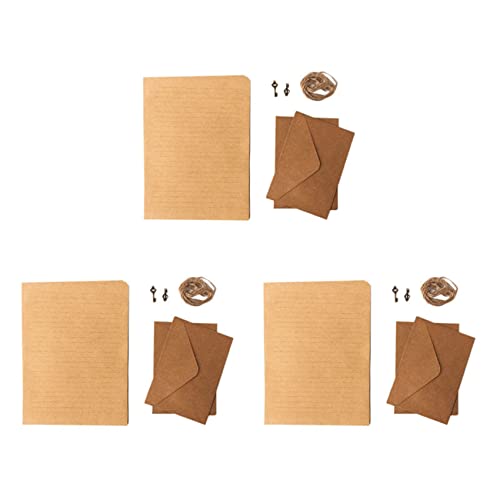 Plawee 36 Stück Vintage Kraft Papier Schreib Papier Papier Im Europäischen Stil Für Briefschreiben Briefpapier Brief Papier, Nummer 16 von Plawee