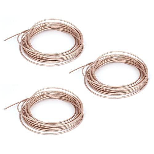 Plawee 3X RG316 Kabel Koaxkabel Leitungsdrah Niedrig Verlust RF Adapter Draht 5M Laenge von Plawee