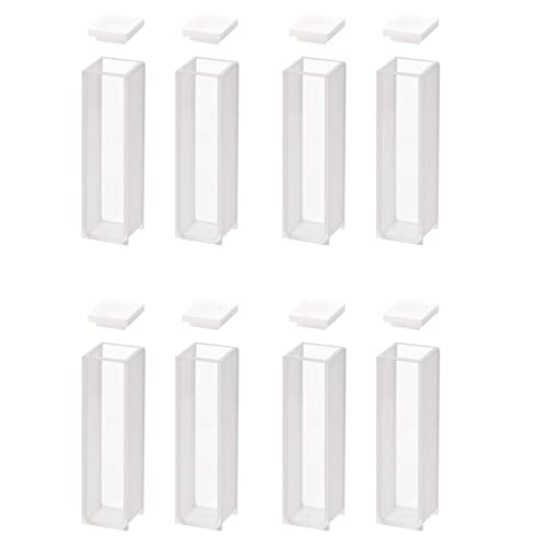 Plawee Quarz KüVette, Spektralphotometer KüVetten 10 mm Pfad Länge, 45 mm Höhe, 3,5 Ml Kapazität - 8 Stücke Plawee Quarz KüVette, Spektralphotometer KüVetten 10 mm Pfad Länge, 45 mm Höhe, 3,5 Ml Kapazität - 8 Stücke von Plawee
