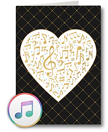 PlayMegram bespielbare Audio Grußkarte mit Tasten,USB,128 MB Speicher, Für Sprachnachrichten und Musik (MP3), Glückwunschkarte, Geburtstagskarte, Liebeskarte, Kreative Geschenkidee von PlayMegram