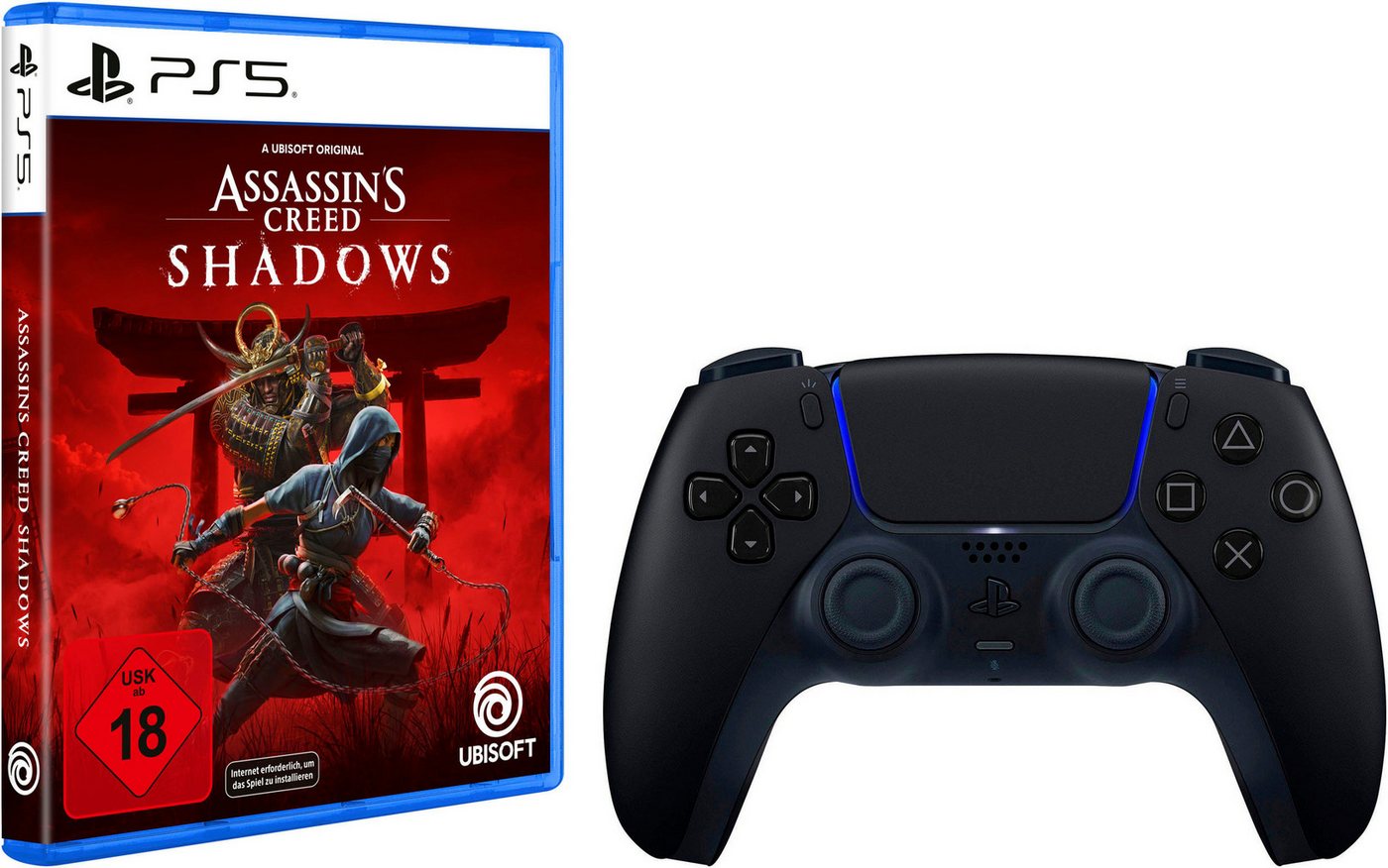 PlayStation 5 Assassin's Creed Shadows + PS5 Controller PlayStation 5-Controller PlayStation 5 Assassin's Creed Shadows + PS5 Controller PlayStation 5-Controller von PlayStation 5