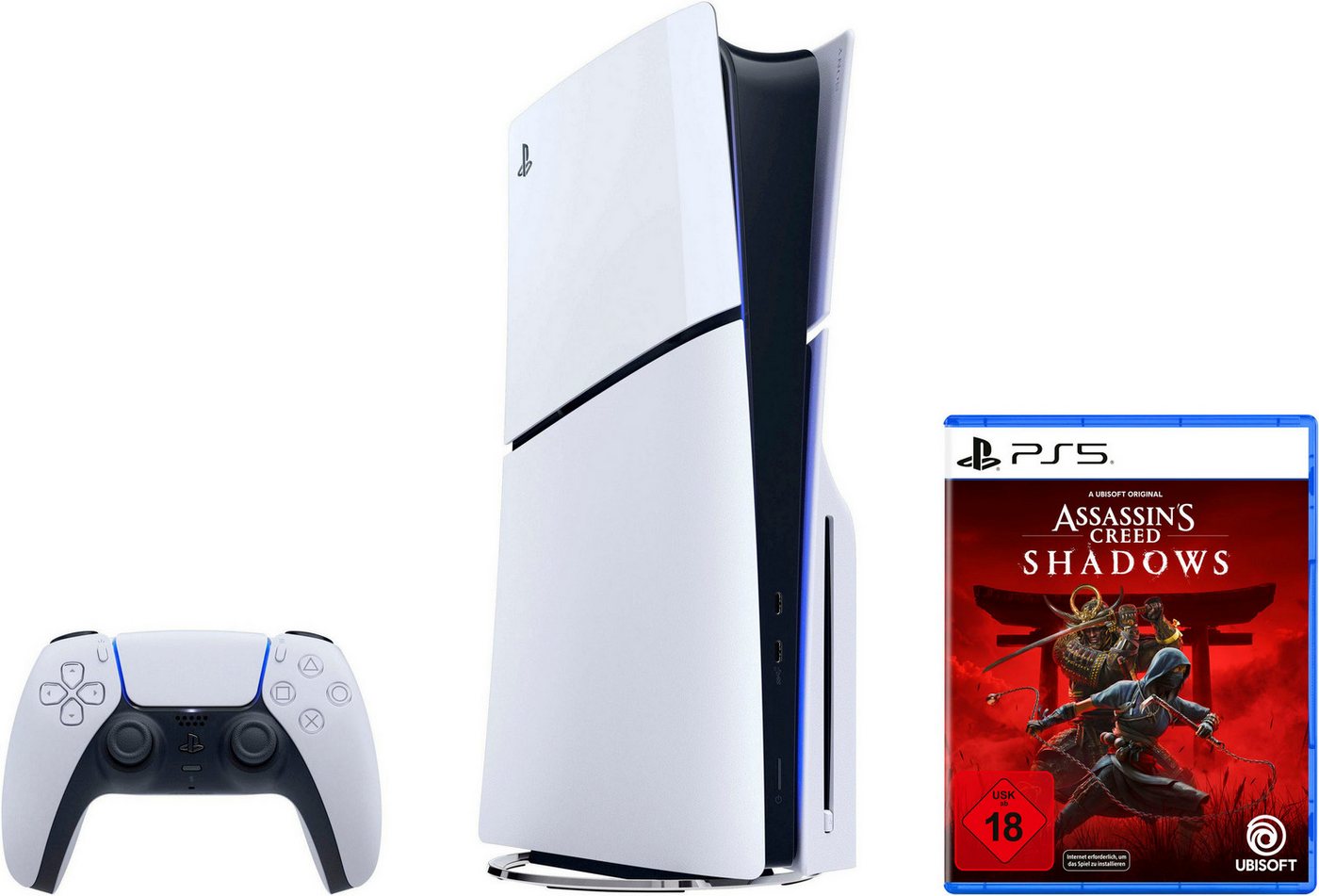PlayStation 5 Disk Edition (Slim) + Assassin's Creed Shadows von PlayStation 5