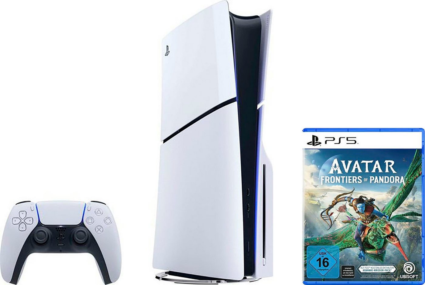 PlayStation 5 Disk Edition (Slim) + Avatar: Frontiers of Pandora von PlayStation 5