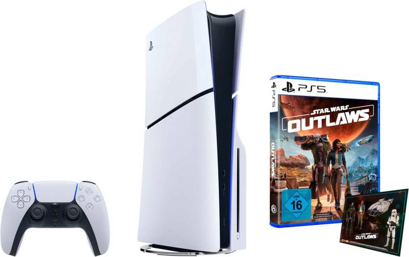 PlayStation 5 Disk Edition (Slim) + Star Wars Outlaws von PlayStation 5