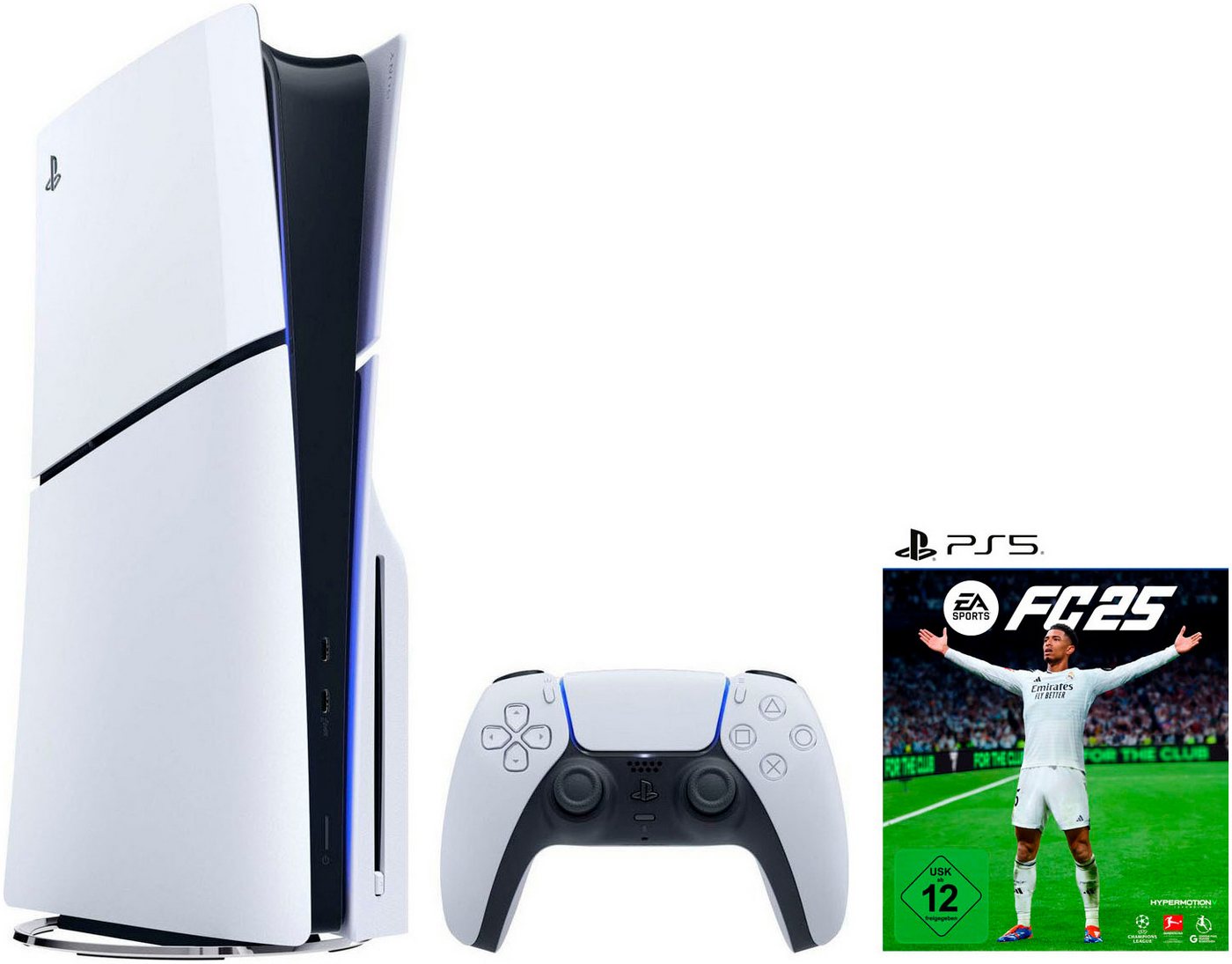 PlayStation 5 Disk Edition (Slim) inkl. EA SPORTS FC 25 1TB von PlayStation 5