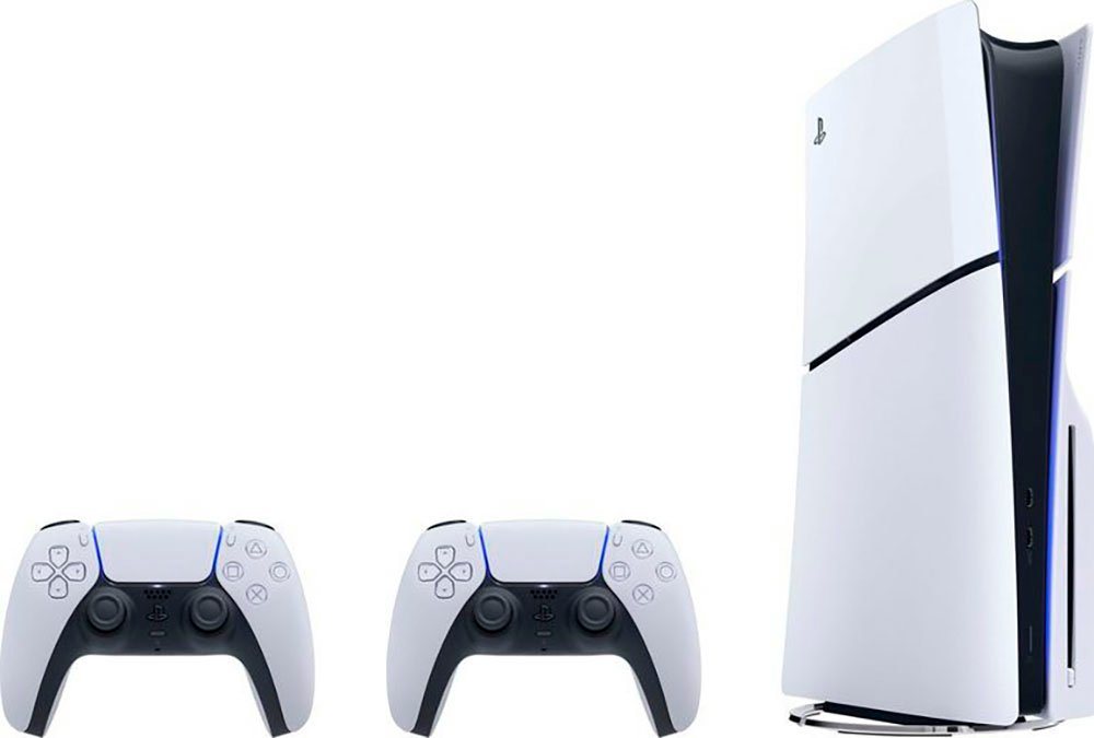 PlayStation 5 Disk Edition (Slim) inkl. zweitem DualSense Wireless-Controller von PlayStation 5