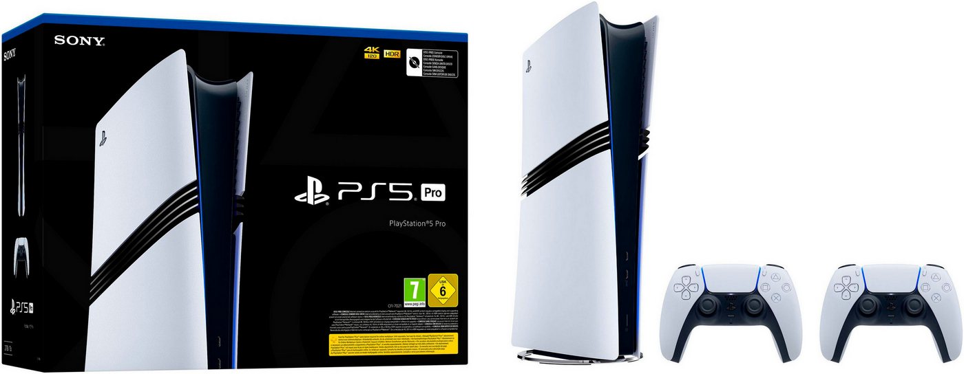 PlayStation 5 PlayStation 5 Pro Konsole inkl. zweitem DualSense Wireless-Controller 2TB PlayStation 5 PlayStation 5 Pro Konsole inkl. zweitem DualSense Wireless-Controller 2TB von PlayStation 5