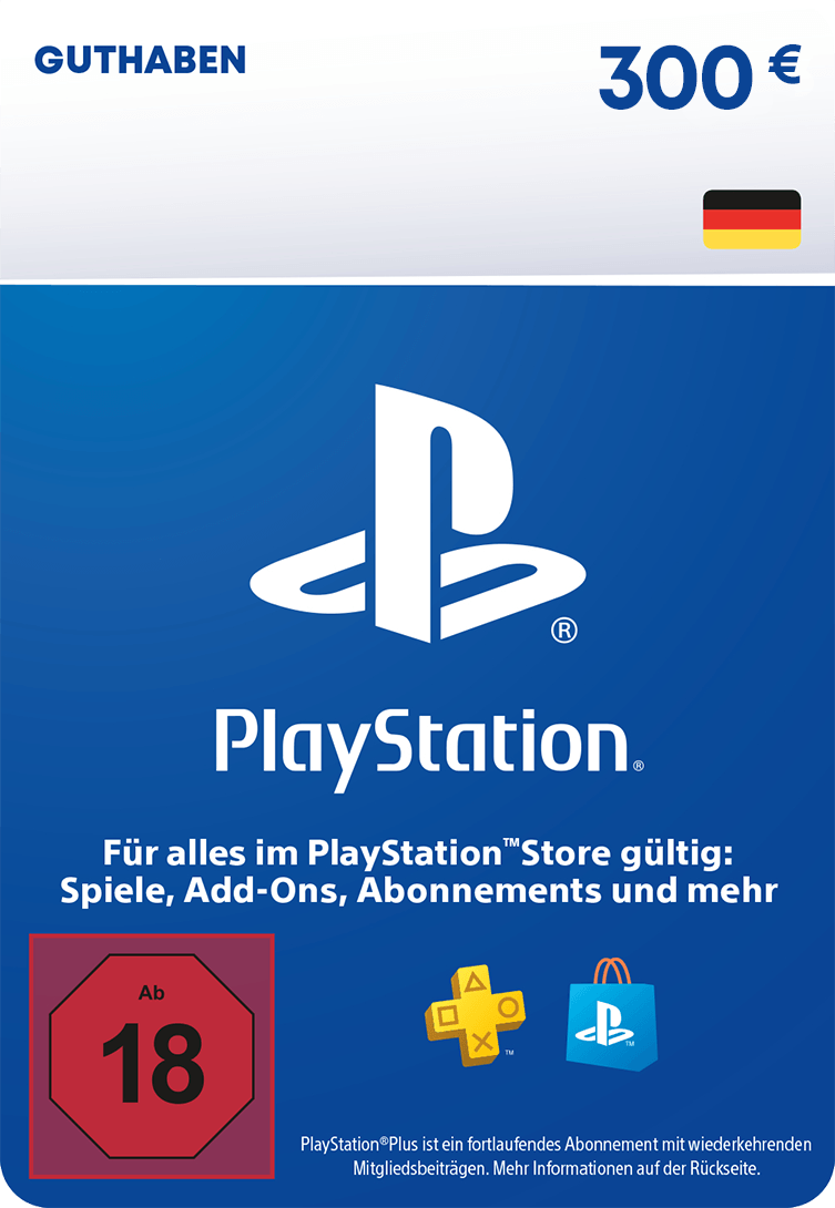 PSN Karte 300€ von PlayStation