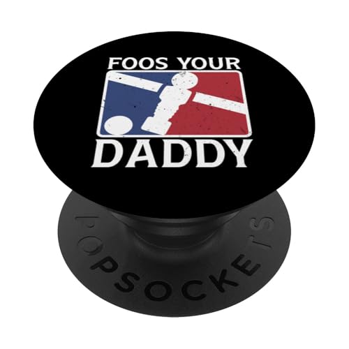Foos Your Daddy Lustiger Kicker-Witz für Papa PopSockets Klebender PopGrip Foos Your Daddy Lustiger Kicker-Witz für Papa PopSockets Klebender PopGrip von Player Soccer Funny Football Joke