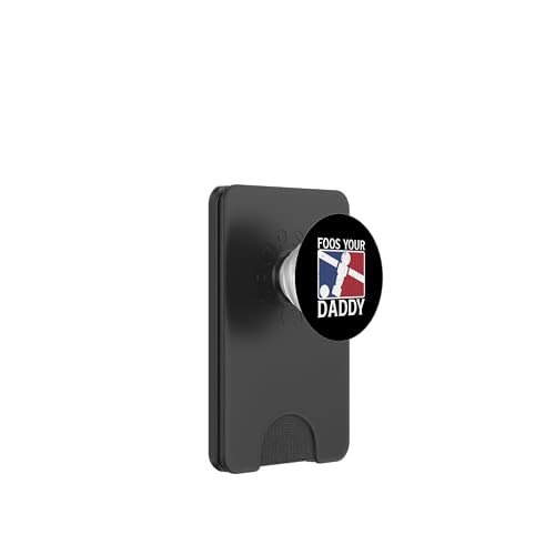 Foos Your Daddy Lustiger Kicker-Witz für Papa PopSockets PopWallet für MagSafe von Player Soccer Funny Football Joke