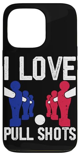 Ich liebe Pull Shots Hülle für iPhone 13 Pro von Player Soccer Funny Football Joke