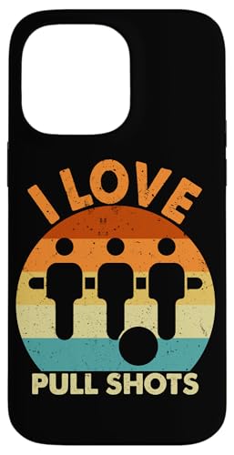 Ich liebe Pull Shots Hülle für iPhone 14 Pro Max von Player Soccer Funny Football Joke