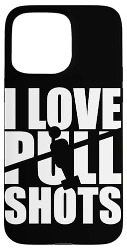 Ich liebe Pull Shots Hülle für iPhone 15 Pro Max von Player Soccer Funny Football Joke