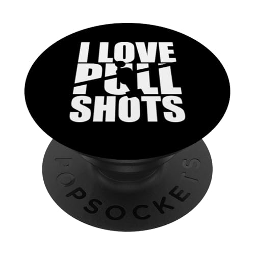 Ich liebe Pull Shots PopSockets Klebender PopGrip von Player Soccer Funny Football Joke