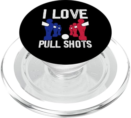 Ich liebe Pull Shots PopSockets PopGrip für MagSafe von Player Soccer Funny Football Joke