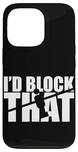 Ich würde das blockieren Hülle für iPhone 13 Pro von Player Soccer Funny Football Joke