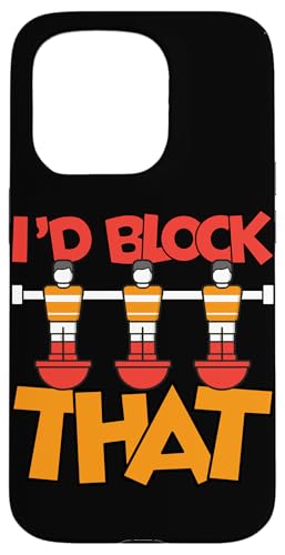 Ich würde das blockieren Hülle für iPhone 15 Pro Ich würde das blockieren Hülle für iPhone 15 Pro von Player Soccer Funny Football Joke