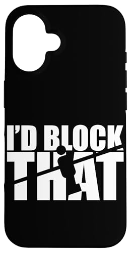 Ich würde das blockieren Hülle für iPhone 16 von Player Soccer Funny Football Joke