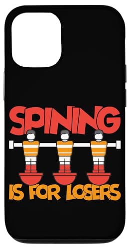 Spining ist für Verlierer Hülle für iPhone 12/12 Pro von Player Soccer Funny Football Joke