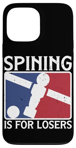 Spining ist für Verlierer Hülle für iPhone 13 Pro Max von Player Soccer Funny Football Joke