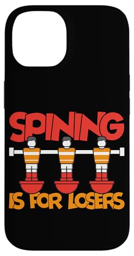 Spining ist für Verlierer Hülle für iPhone 14 von Player Soccer Funny Football Joke