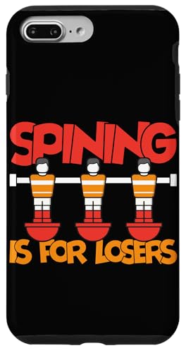 Spining ist für Verlierer Hülle für iPhone 7 Plus/8 Plus von Player Soccer Funny Football Joke
