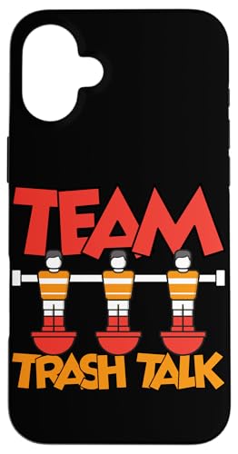 Team Trash Talk Hülle für iPhone 16 Plus von Player Soccer Funny Football Joke