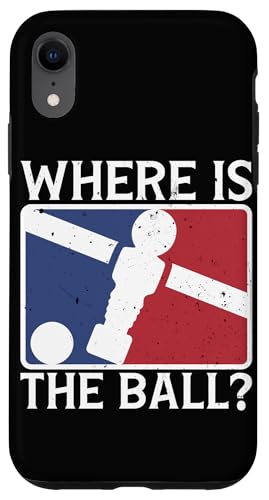 Wo ist der Ball? Hülle für iPhone XR von Player Soccer Funny Football Joke
