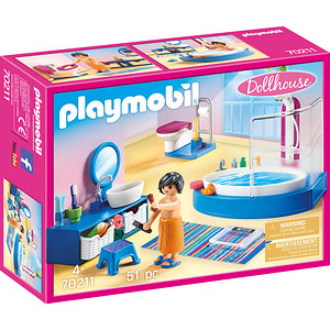 Playmobil® Dollhouse 70211 Badezimmer Spielfiguren-Set von Playmobil®