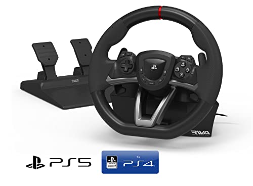 PS5 Lenkrad und Pedale Sony Playstation 5 PS4 lizensiert PS4/PS5/PC [Neues Modell kompatibel mit PS5] von Playstation_4