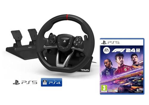 PS5 Lenkrad und Pedale Sony Playstation Orig. lizensiert F1 2024 PS5/PC [Neues Modell kompatibel mit PS5] + F1 2024 Formula 1 2024 [PS5] von Playstation_4