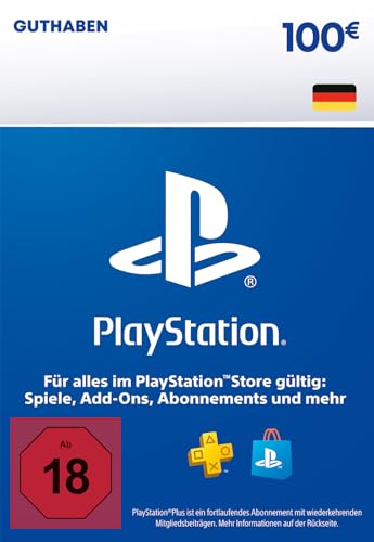 100€ PlayStation Guthaben für PlayStation Plus| PS4/PS5 Download Code - PSN deutsches Konto von Playstation