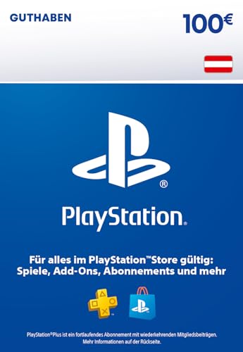 100€ PlayStation Guthaben für PlayStation Plus | PS4/PS5 Download Code - PSN österreichisches Konto von Playstation
