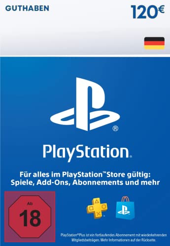 120€ PlayStation Store Guthaben | PSN Deutsches Konto [Code per Email] von Playstation
