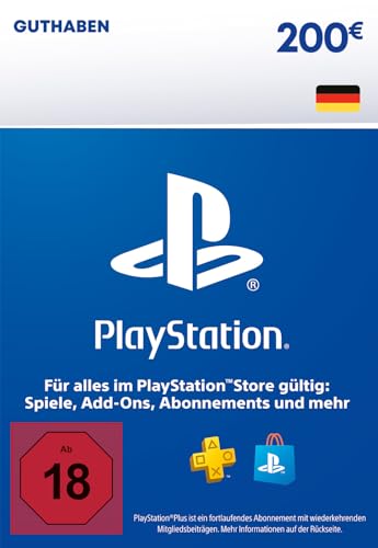 200€ PlayStation Guthaben für PlayStation Plus| PS4/PS5 Download Code - PSN deutsches Konto von Playstation