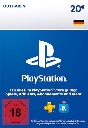 20€ PlayStation Store Guthaben | PSN Deutsches Konto [Code per Email] von Playstation