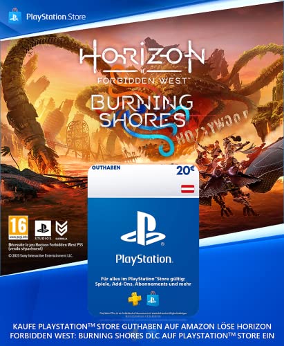 20€ PlayStation Store Guthaben für Horizon Forbidden West: Burning Shores DLC | PS5 Download Code - österreichisches Konto von Playstation