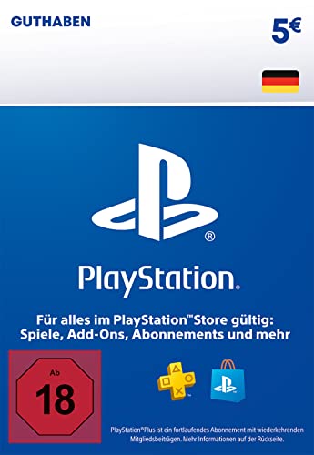 5€ PlayStation Store Guthaben | PSN Deutsches Konto [Code per Email] von Playstation