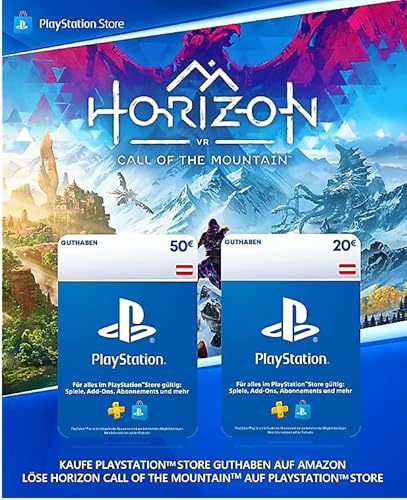 70€ PlayStation Store Guthaben für Horizon Call of the Mountain | PS5 Download Code - österreichisches Konto von Playstation