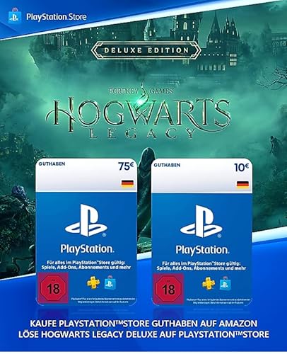 85€ PlayStation Store Guthaben für Hogwarts Legacy: Digital Deluxe Edition | PS5 Download Code - deutsches Konto von Playstation