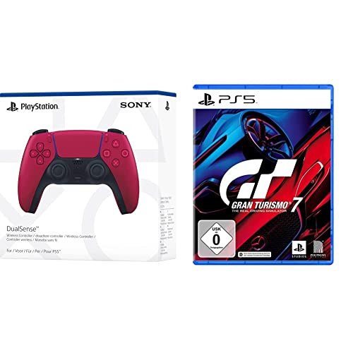 DualSense Wireless Controller Cosmic Red + Gran Turismo 7 | Standard Edition [PlayStation 5] von Playstation