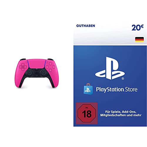 DualSense Wireless Controller Nova Pink [PlayStation 5] + PSN Guthaben | 20 EUR | deutsches Konto | PS5/PS4 Download Code von Playstation