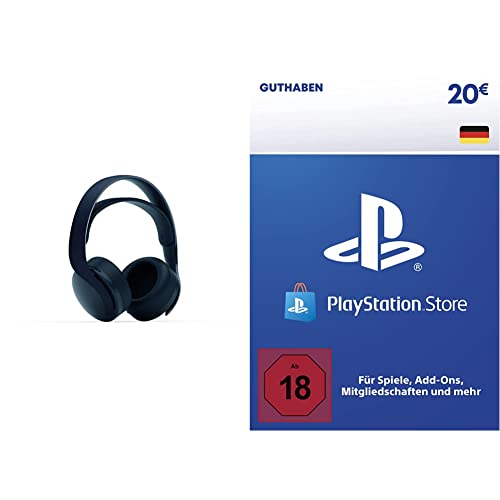 PULSE 3D™-Wireless-Headset - Midnight Black [PlayStation 5] + PSN Guthaben | 20 EUR | deutsches Konto | PS5/PS4 Download Code von Playstation