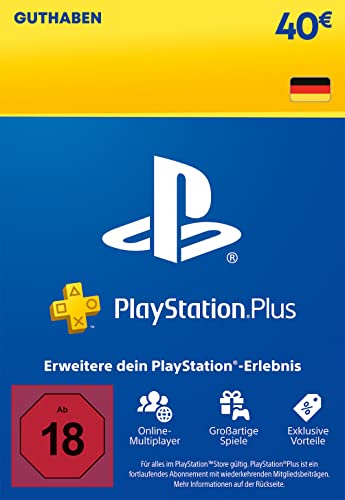 PlayStation Guthaben für PlayStation Plus Extra | 3 Monate | 40 EUR | PS4/PS5 Download Code - PSN deutsches Konto von Playstation